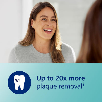 Philips Sonicare DiamondClean Smart 9700 toothbrush with app, pressure sensor, 5 modes, 3 intensities, brush head detection, lunar blue.