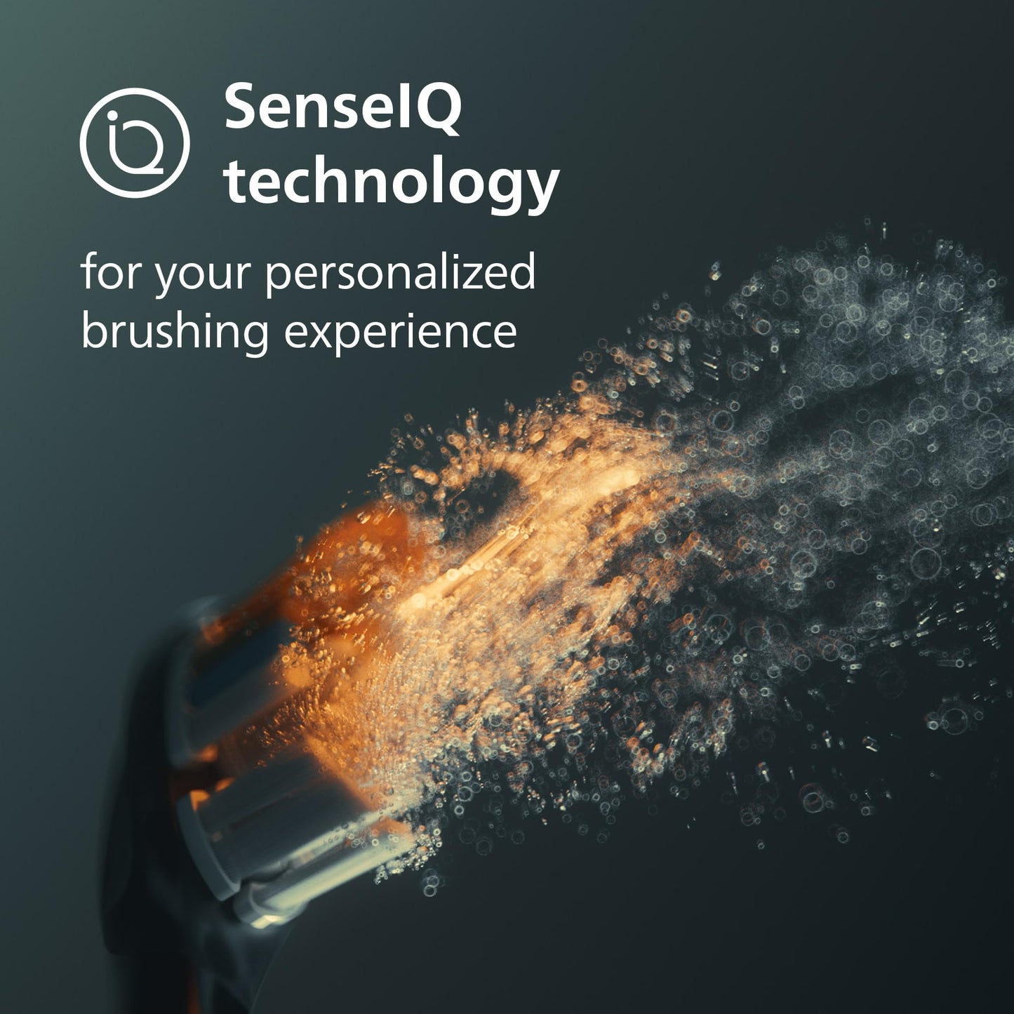 Philips Sonicare DiamondClean 9900 Prestige toothbrush with SenseIQ, AI app, 5 modes, 3 intensities, travel case, midnight blue.